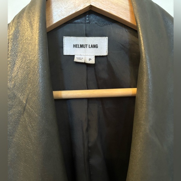 Helmut Lang Black Leather Jacket - Picture 3 of 3